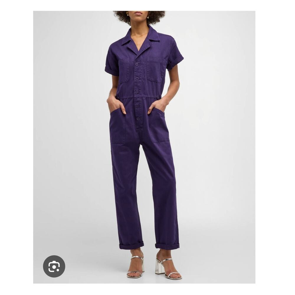 Pistola Grover Field Suit In Lila Purple Small SAMPLEJumpsuit Coveralls Utility